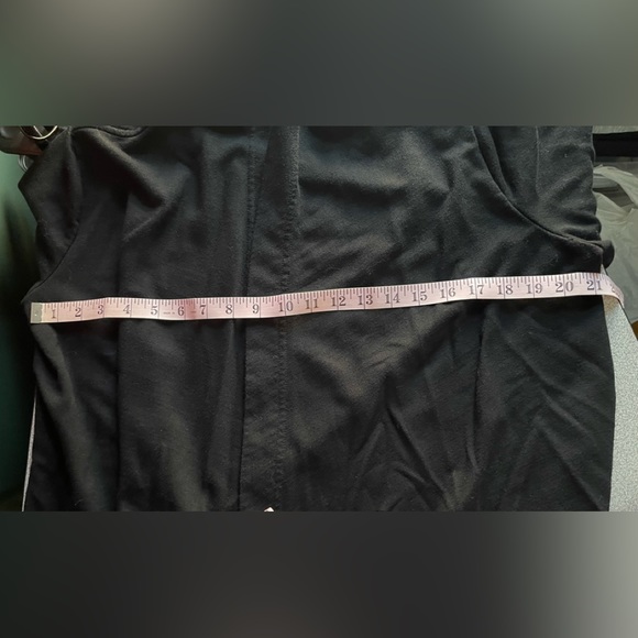 Vintage Roots Black Open Cardigan Sweatshirt Size M - Picture 11 of 12